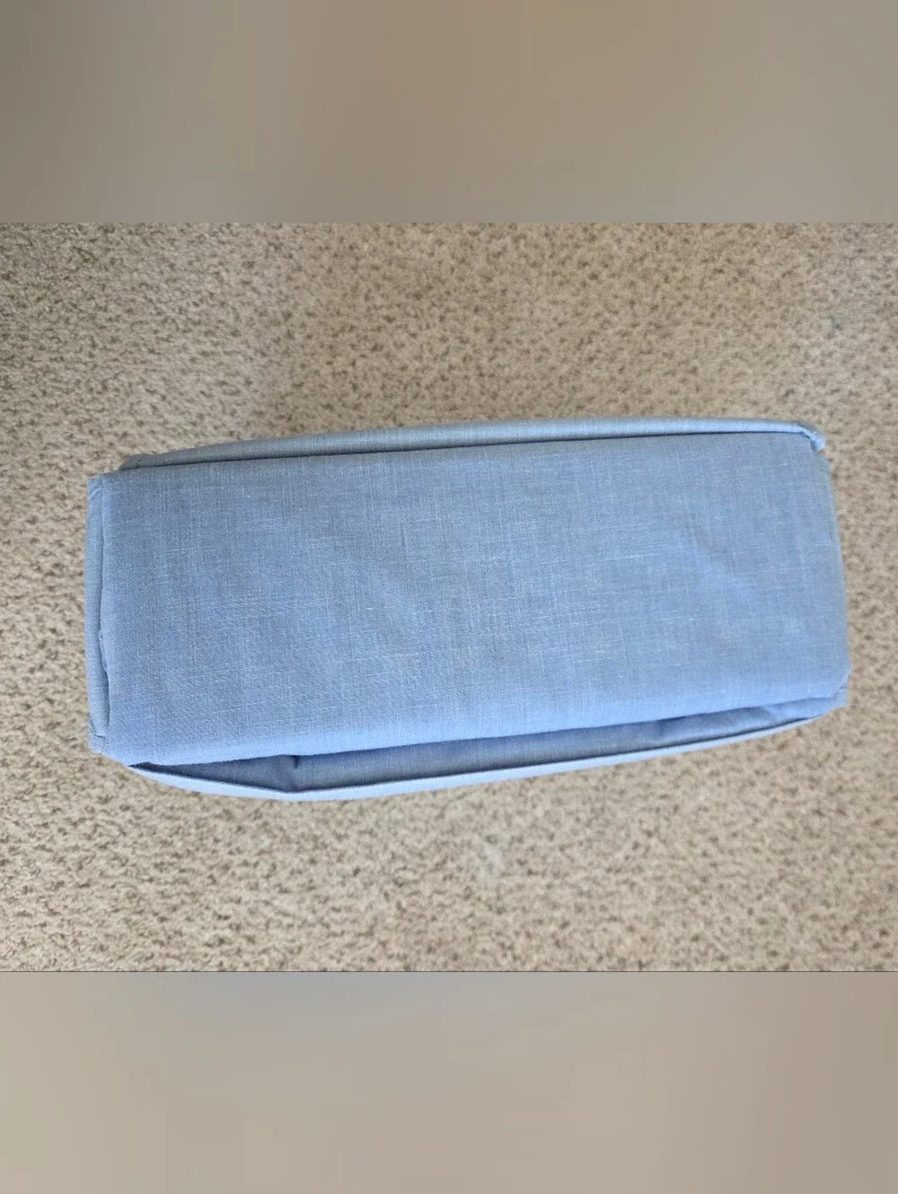 NEW FRYE Dusted Denim Extra Comfort Blend 4 PC KING Sheet Set Chambray Blue
